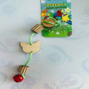 Игрушка для птиц "Мордашка с роликами" GoSi