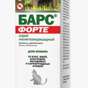 Барс Форте спрей д/кошек инсектоакарицидный 100мл