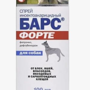 Барс Форте спрей д/собак инсектоакарицидный 100мл