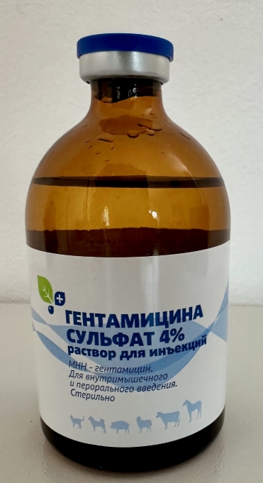Гентамицина сульфат 4% р-р д/инъекций 100мл БиоХимФарм