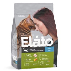 Elato Holistic корм д/взрослых кошек д/красивой и блестящей шерсти 1,5кг Рыба (Adult Cat Ocean Fish