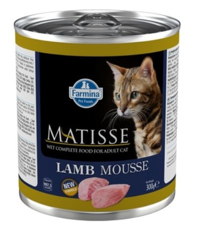 Фармина MATISSE CAT MOUSSE LAMB Консервы для кошек мусс 300г Ягненок (5933)