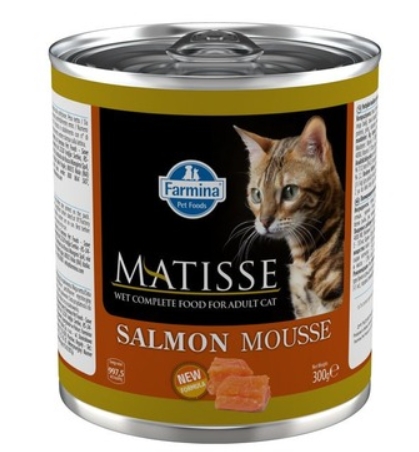 Фармина MATISSE CAT MOUSSE SALMON Консервы для кошек мусс 300г Лосось (5902)