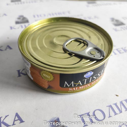 Фармина MATISSE CAT MOUSSE SALMON Консервы для кошек мусс 85г Лосось (2727)