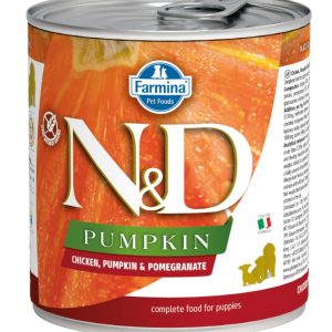 Фармина N&D DOG CHICKEN,Консервы д/собак 285г Курица с Тыквой и гранатом