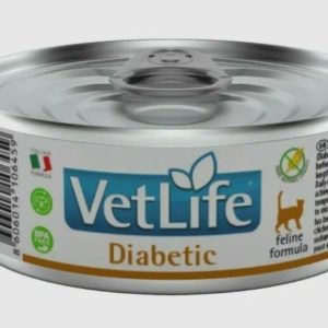 Фармина VET LIFE NATURAL DIET CAT DIABETIC Консервы д/кошек при диабете 85г (6459)