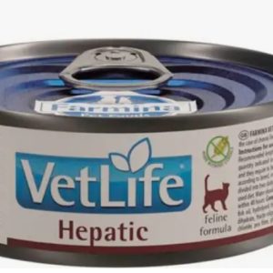 Фармина VET LIFE NATURAL DIET CAT HEPATIC Консервы д/кошек при заболевании печени 85г (6466)
