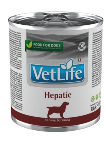 Фармина VET LIFE NATURAL DIET DOG HEPATIC Консервы д/собак при заболевании печени 300г (6381)