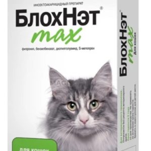 БлохНэт max р-р д/наружного прим. д/кошек 2х0,5мл
