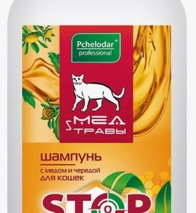 Шампунь ПЧЕЛОДАР для кошек с мёдом и чередой 250мл 1038