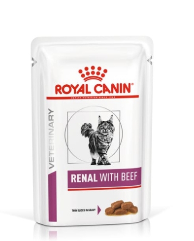 Royal Canin Renal влажный корм д/взр. кошек при почечной недостаточности 85г Говядина