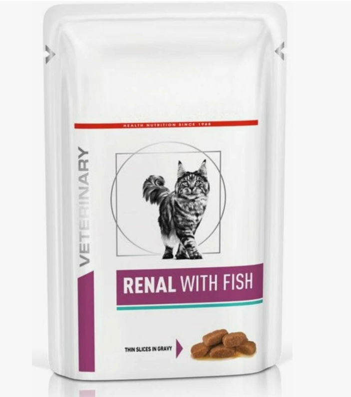 Royal Canin Renal влажный корм д/взр. кошек при почечной недостаточности 85г Рыба