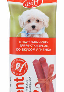 Biff Dent жевательный снек со вкусом ягненка д/собак мелких пород 20г
