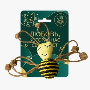 BONITAPET Игрушка для кошек "Пчелка" (BP02017)