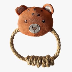 BONITAPET Игрушка для собак Медвежонок с кольцом 12,5*20см BP01006