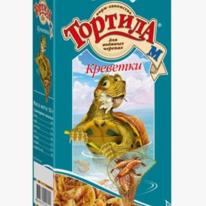 Зоомир Тортила М корм для водяных черепах с креветкой, 50г 905