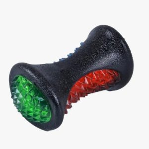 Игрушка  д/собак Гантель-Светофор повышенной прочности 12х7.5х7.5см резиновая, мигает