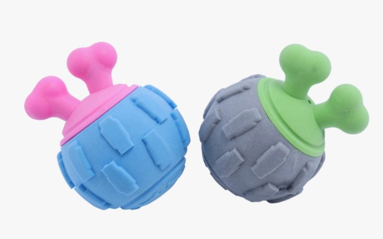 Игрушка-пищалка  д/собак НЛО 7.5х11см, микс