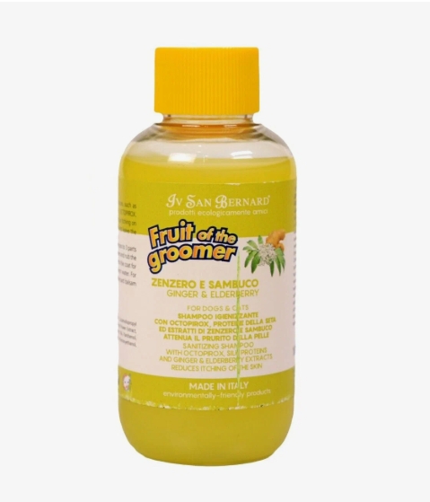 Fruit of the Groomer Ginger&Elderbery Шампунь для любого типа шерсти против раздр. и перхоти 100мл