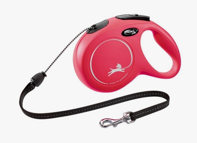 Поводок-рулетка Flexi New Classic cord M 8m 20 kg red