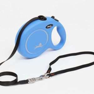 Поводок-рулетка Flexi New Classic tape L 8m 50 kg blue