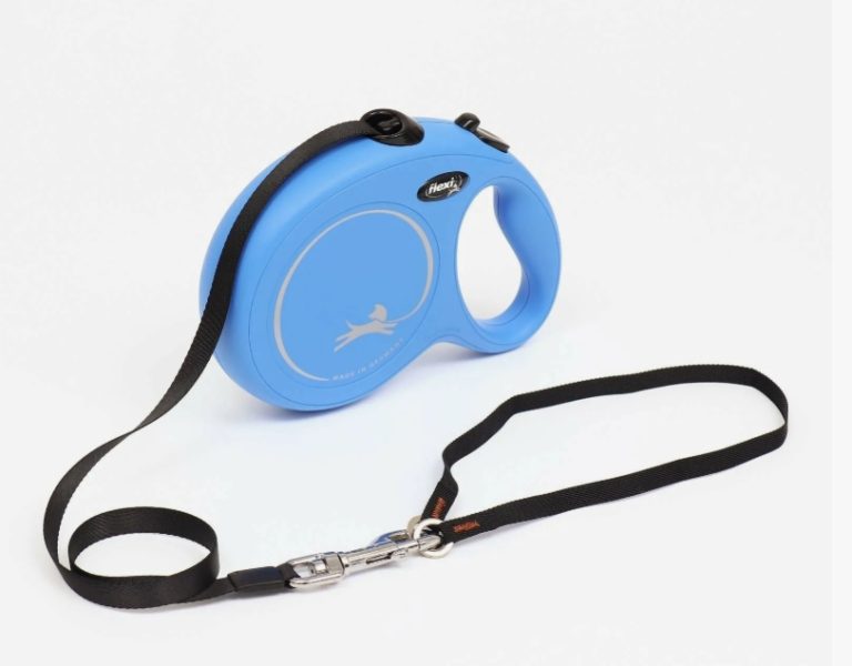 Поводок-рулетка Flexi New Classic tape L 8m 50 kg blue