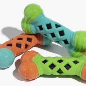 Игрушка-шуршалка  д/собак Кость 18х8х4см, микс