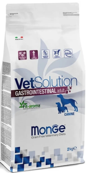 Monge VetSolution Dog Gastrointestinal Гастроинтестинал для собак при заболеваниях ЖКТ 2 кг