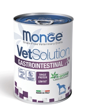 Monge VetSolution Dog Gastrointestinal Гастроинтестинал для собак при заболеваниях ЖКТ 400г