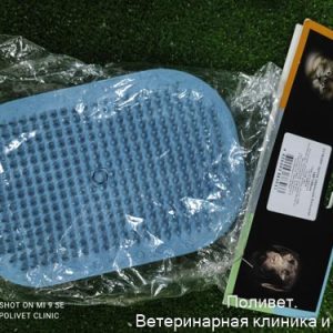 Щетка резиновая овальная большая 165х105мм Гамма 31792001