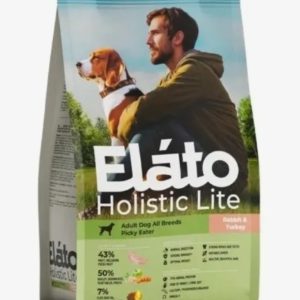 Elato Holistic Lite корм д/взр. собак всех пород и привередливых 2кг Кролик и Индейка (8414)