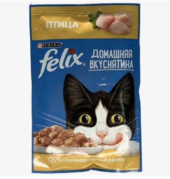 Феликс Домашняя вкуснятина Птица 75г