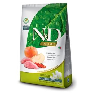 Фармина НД ПРАЙМ ДОГ BOAR&APPLE Adult medium&maxi Корм д/взр. собак средних и крупных пород 2,5кг Ка