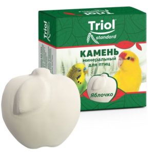 Triol Standard камень минеральный д/птиц Яблочко