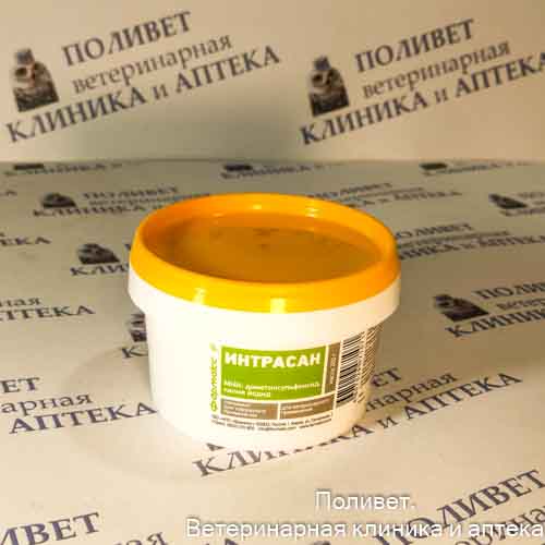 Интрасан линимент 200 г лечение мастита (банка)