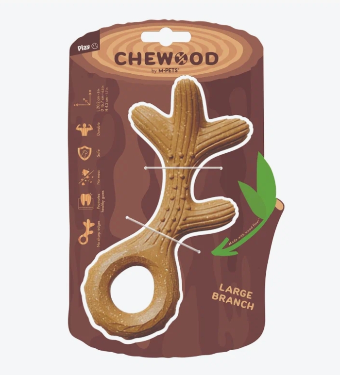 Игрушка для собак CHEWOOD, ветка L 20.2x16.7x4.3 см Mpets 10668299