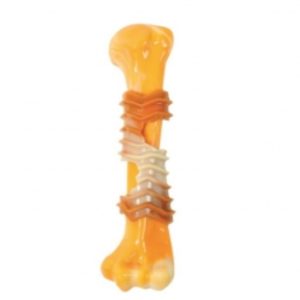 Игрушка для собак Карнивор кость, вкус бекона, желтая 17.8 x 4.9 x 4 см MPets 10650699