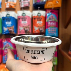 Миска метал. №B (0,35л.) "Умные лапки"