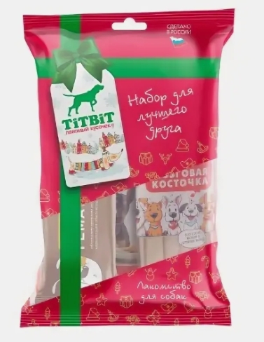 Titbit Новогодняя коллекция лакомство д/собак Набор подарочный 028162