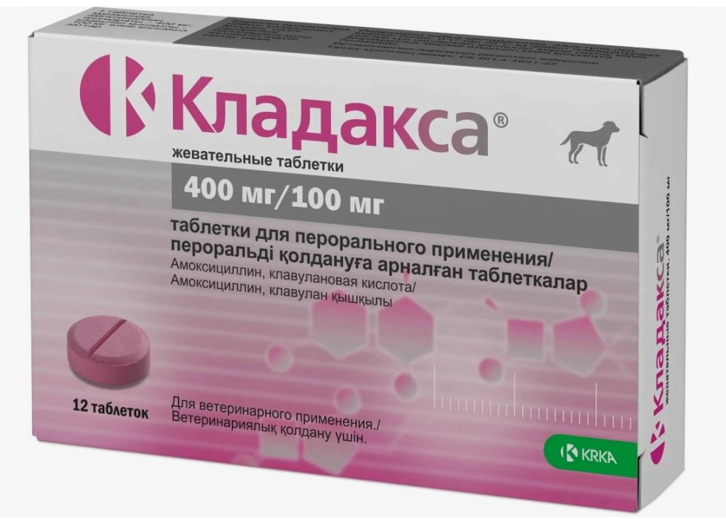 Кладакса таб. жев. 400мг/100мг №12