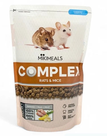 Корм для крыс и мышей Mikimeals Complex 500г