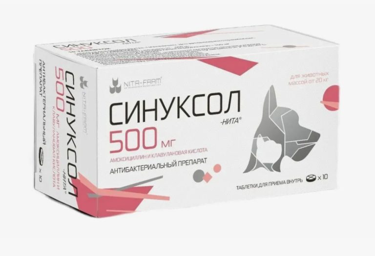 Синуксол таб 500 мг №10