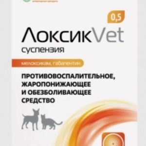 ЛоксикVet суспензия д/приема внутрь д/кошек и собак мелких пород 15мл