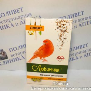 Любимчик зерносмесь д/канареек 400г (короб)