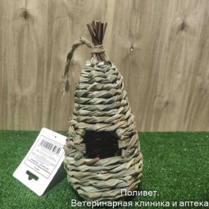 Triol Natural гнездо-домик д/птиц из луговых трав Скворечник d85x200/240мм
