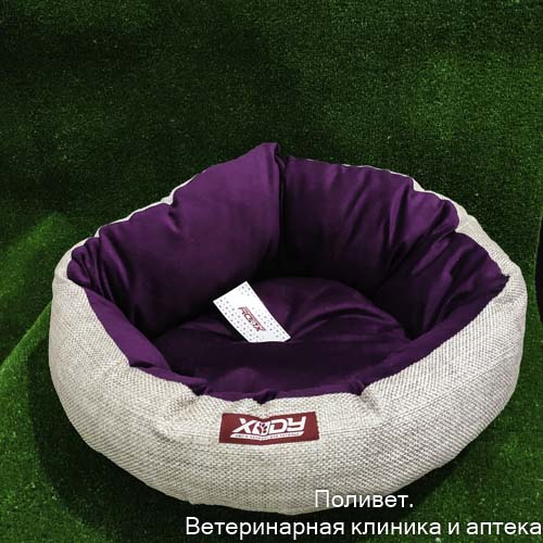 Лежак Подиум  (флок) VIOLET