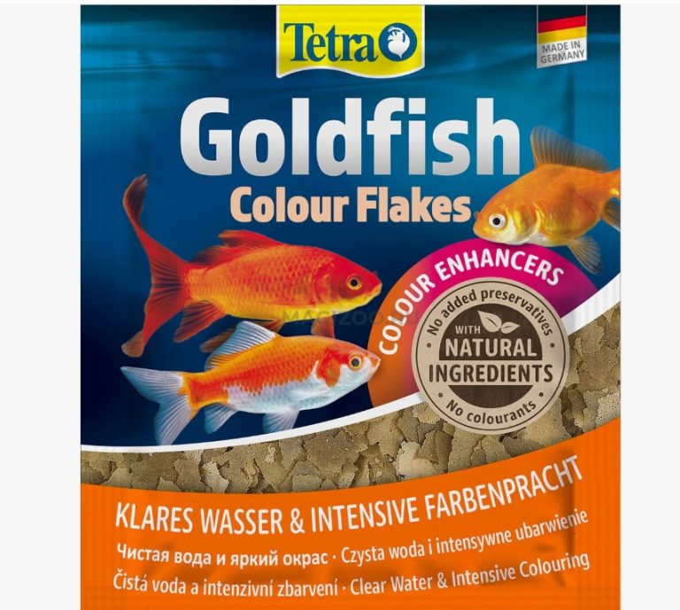 Tetra Goldfish Color Flakes Корм усиливающий окраску д/золотых рыбок 12г (хлопья)