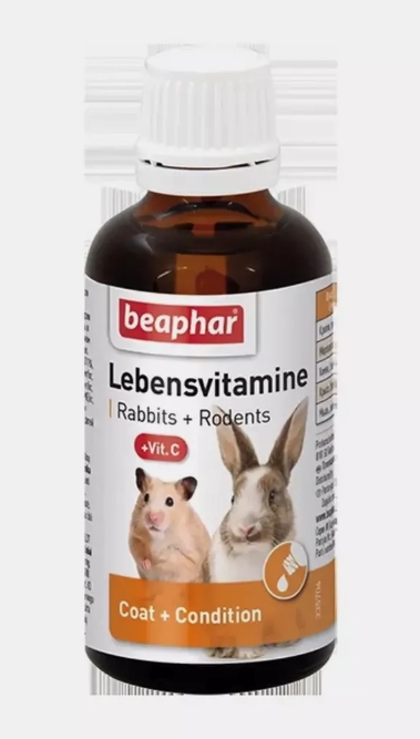 БЕАФАР Витамины Lebensvitamine д/грызунов 50мл