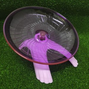 Беговая тарелка Carno для грызунов, 18 х 18 х 11 см, розовая   7621336