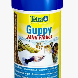 TetraGuppy Mini Flakes Корм основной д/живородящих рыб 100мл (хлопья)